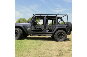Image of Tuff Stuff Overland Trail Doors for 07-18 Jeep Wrangler JK, Front, NSN N, TS-TD-JK-F