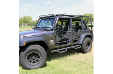 Image of Tuff Stuff Overland Trail Doors for 07-18 Jeep Wrangler JK, Rear, NSN N, TS-TD-JK-R