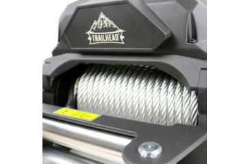 Image of Tuff Stuff Overland Waterproof Trailhead Winch, 13 000 Lb, 85 ft Steel Rope, Black, NSN N, TS-13000-TH-L