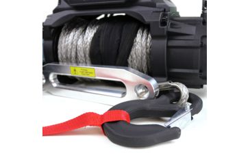 Image of Tuff Stuff Overland Waterproof Trailhead Winch, 13 000 Lb, 85 ft Synthetic Rope, Black, NSN N, TS-13000-TH-L-SYN