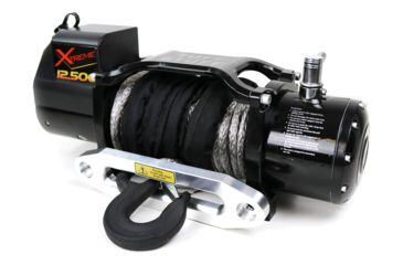 Image of Tuff Stuff Overland Xtreme Wireless Waterproof 12500 Lb Winch, 85 ft Synthetic Rope, NSN N, TS-12500-XT-SYN