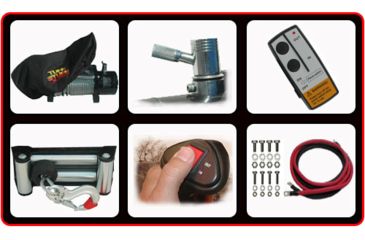 Image of Tuff Stuff Overland Xtreme Wireless Waterproof 17500 Lb Winch, 85 ft Rope, NSN N, TS-17500-XT