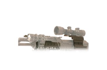 Image of Tuff Zone AK Side Mount, Double Rail, Hard Anodized, TZ-MK25