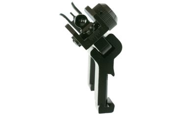 Image of Tuff Zone Offset Deployable Front and Rear Sight, Black, TZ-MSAFR