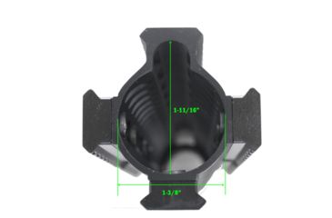 Image of Tuff Zone AR-15 Handguard 10in w/ 6 Rails, Slim KeyMod, Steel Barrel Nut and Shims, TZ-MFKM10