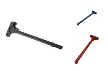 Image of Tuff Zone AR- 15/M4 Charging Handle Assembly w/ Standard Latch, Black, Blue, Red