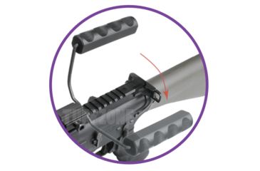 Image of Tuff Zone AR/AK Detachable Folding Carry Handle, Medium, TZ-TCH75