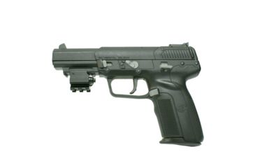 Image of Tuff Zone Mini Low Profile Red Laser 1-1/2in w/ Extra Rail, Black, TZ-L01P