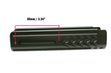 Image of Tuff Zone Shotgun Handguard, Remington 870, 12Ga, Black, TZ-MS870B