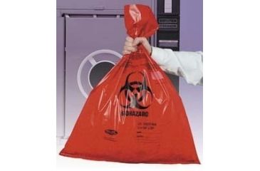 Image of Tufpak Autoclavable Biohazard Bags, Double Thick 14220-086