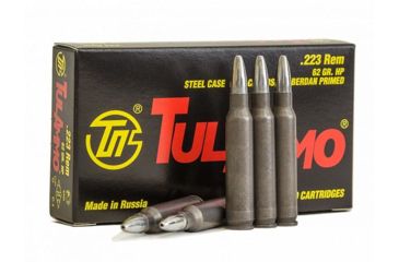 Image of TulAmmo Ammunition, .223 Remington, 62 Grain, Full Metal Jacket, Steel Case, 20-Rounds, TA223620