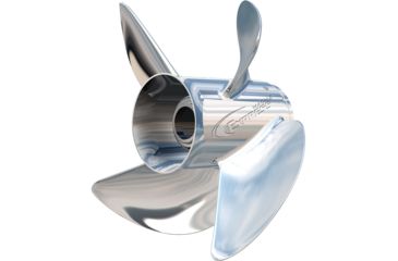 Image of Turning Point Propellers Express Mach4 Left Hand Stainless Steel Propeller - EX1/EX2-1319-4L - 13" x 19" - 4-Blade 63343