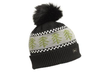 Image of Turtle Fur Castanea Pom Beanie, Black, 715155-101