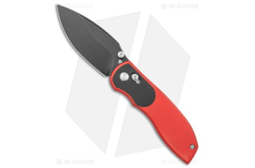 Image of Tuya Knife Big Belly Slide Folding Knife, 3.50in, 154CM, Drop Point Blade, G-10, Red Handle, Red/Black, 7.50 inch, BHQ-174119