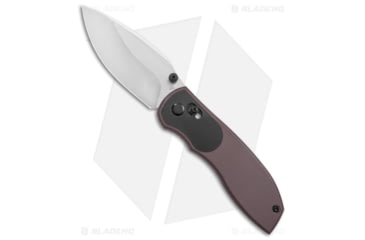 Image of Tuya Knife Big Belly Slide Folding Knife, 3.50in, 154CM, Drop Point Blade, G-10, Purple Handle, Purple/Gray, 7.50 inch, BHQ-174122