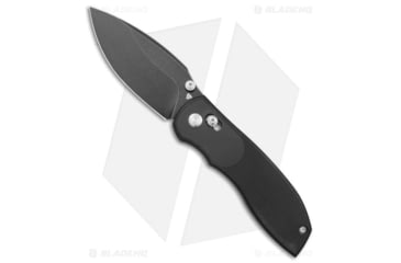 Image of Tuya Knife Big Belly Slide Folding Knife, 3.50in, 154CM, Drop Point Blade, G-10, Black Handle, Black/Black, 7.50 inch, BHQ-174131