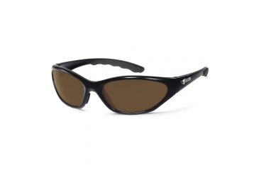 Image of Typhoon River Run Single Vision Rx Sunglasses, Black Frame 917TBKRX