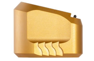 Image of Tyrant CNC 1.0/2.0 Pistol Magazine Extension, Smith &amp; Wesson M&amp;P, 9mm, 5 Rounds, Gold, 764046030802-5RD
