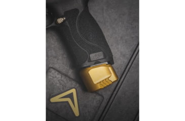 Image of Tyrant CNC 1.0/2.0 Pistol Magazine Extension, Smith &amp; Wesson M&amp;P, 9mm, 5 Rounds, Gold, 764046030802-5RD