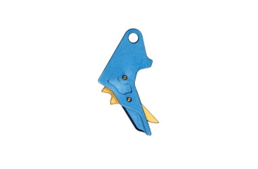 Image of Tyrant CNC 1.0/2.0 Pistol Trigger, Smith &amp; Wesson M&amp;P 9/.40/9c/.40c, Blue/Gold, TD-MPTRIG-FSC-BLUE/GOLD