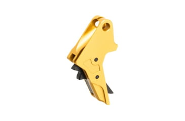 Image of Tyrant CNC 1.0/2.0 Pistol Trigger, Smith &amp; Wesson M&amp;P 9/.40/9c/.40c, Gold/Black, TD-MPTRIG-FSC-GOLD/BLK