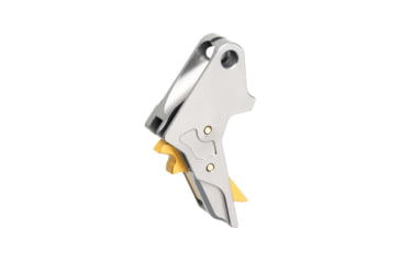 Image of Tyrant CNC 1.0/2.0 Pistol Trigger, Smith &amp; Wesson M&amp;P 9/.40/9c/.40c, Grey/Gold, TD-MPTRIG-FSC-GREY/GOLD