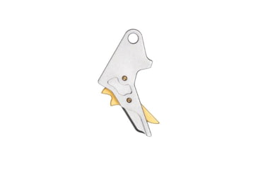 Image of Tyrant CNC 1.0/2.0 Pistol Trigger, Smith &amp; Wesson M&amp;P 9/.40/9c/.40c, Grey/Gold, TD-MPTRIG-FSC-GREY/GOLD