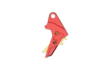 Image of Tyrant CNC 1.0/2.0 Pistol Trigger, Smith &amp; Wesson M&amp;P 9/.40/9c/.40c, Red/Gold, TD-MPTRIG-FSC-RED/GOLD