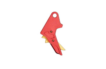 Image of Tyrant CNC 1.0/2.0 Pistol Trigger, Smith &amp; Wesson M&amp;P 9/.40/9c/.40c, Red/Gold, TD-MPTRIG-FSC-RED/GOLD