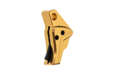 Image of Tyrant CNC I.T.T.S Hybrid Pistol Trigger Shoe, Glock Gen 3-4, Flat, 4lb, Gold/Black, TD-GTRIG-3-4-GOLD-BLAC