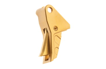 Image of Tyrant CNC I.T.T.S Hybrid Pistol Trigger Shoe, Springfield Echelon, Flat, 4lb, Gold/Gold, TDECHETRIGGOLDGOLD