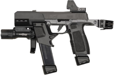 Image of Tyrant CNC SIG P365 Carbine Conversion Kit, Gun Metal Grey, TD-P365TWS-GNMTL