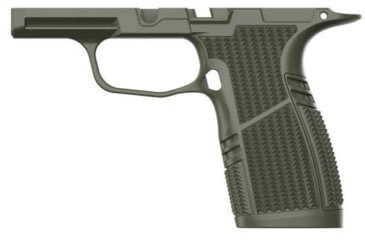 Image of Tyrant CNC Snub Nose Sig Sauer P365 Grip Module, OD Green, TD-P365GRM-SNUB-OD