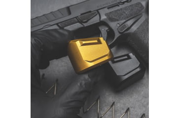 Image of Tyrant CNC Springfield Armory Echelon 5-Round Magazine Extension, Gold, 764046031243-5RD