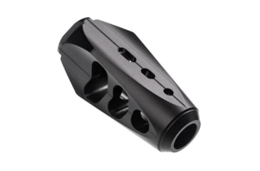 Image of Tyrant CNC CyberBrake Compensating Muzzle Brake, .223/5.56, 1/2x28, Black Chrome, TD-CB223-Black