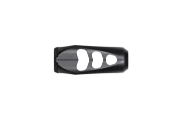 Image of Tyrant CNC CyberBrake Compensating Muzzle Brake, .223/5.56, 1/2x28, Black Chrome, TD-CB223-Black