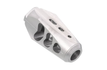 Image of Tyrant CNC CyberBrake Compensating Muzzle Brake, .223/5.56, 1/2x28, Raw Steel, TD-CB223-Raw