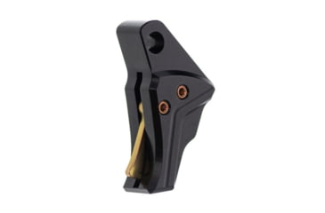 Image of Tyrant CNC I.T.T.S Glock Hybrid Pistol Triggers, Black/Gold, TD-G43TRIG-Bla-G-Sc/Sa