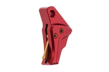 Image of Tyrant CNC I.T.T.S Glock Hybrid Pistol Triggers, Red/Gold, TD-G43TRIG-R-G-Sc/Sa