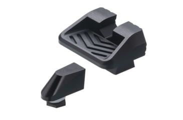 Image of Tyrant CNC Glock Compatible Sights, Full Size, Black/white, TD-SIGHT-GFS-Black