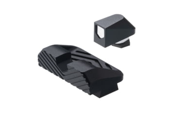 Image of Tyrant CNC Glock Compatible Sights, Full Size, Black/white, TD-SIGHT-GFS-Black