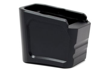 Image of Tyrant CNC Glock Magazine Extension, G19/23, 9mm/.40, 4/5-Rounds, Black, TD-G19MAGEX-BLK
