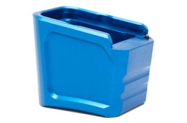 Image of Tyrant CNC Glock Magazine Extension, G19/23, 9mm/.40, 4/5-Rounds, Blue, TD-G19MAGEX-B