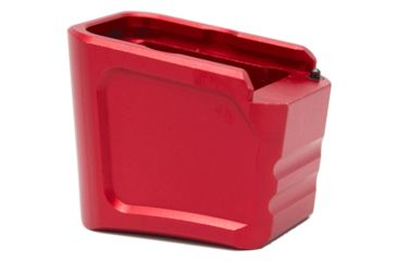 Image of Tyrant CNC Glock Magazine Extension, G19/23, 9mm/.40, 4/5-Rounds, Red, TD-G19MAGEX-R