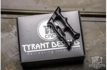 Image of Tyrant CNC HALO Series MiniVert Grip MLOK, Blue, TD-552-B-M