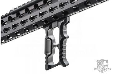 Image of Tyrant CNC HALO Series MiniVert Grip MLOK, Black, TD-552-BLK-M-1