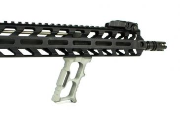 Image of Tyrant CNC HALO Series MiniVert Grip MLOK, Grey, TD-552-G-M