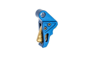 Image of Tyrant CNC Hellcat/Hellcat Pro Trigger Shoe, Blue/Gold, TD-HCATTRIG-BLUE/GOLD