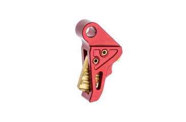 Image of Tyrant CNC Hellcat/Hellcat Pro Trigger Shoe, Red/Gold, TD-HCATTRIG-RED/GOLD