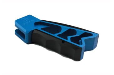 Image of Tyrant CNC Mod Grip, w/Chevron Back Straps, Anodized Blue, Medium, TD-763-B3